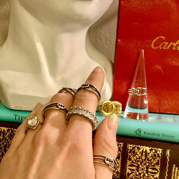 Adjustable rustic silver ring - Picture 5 of 6